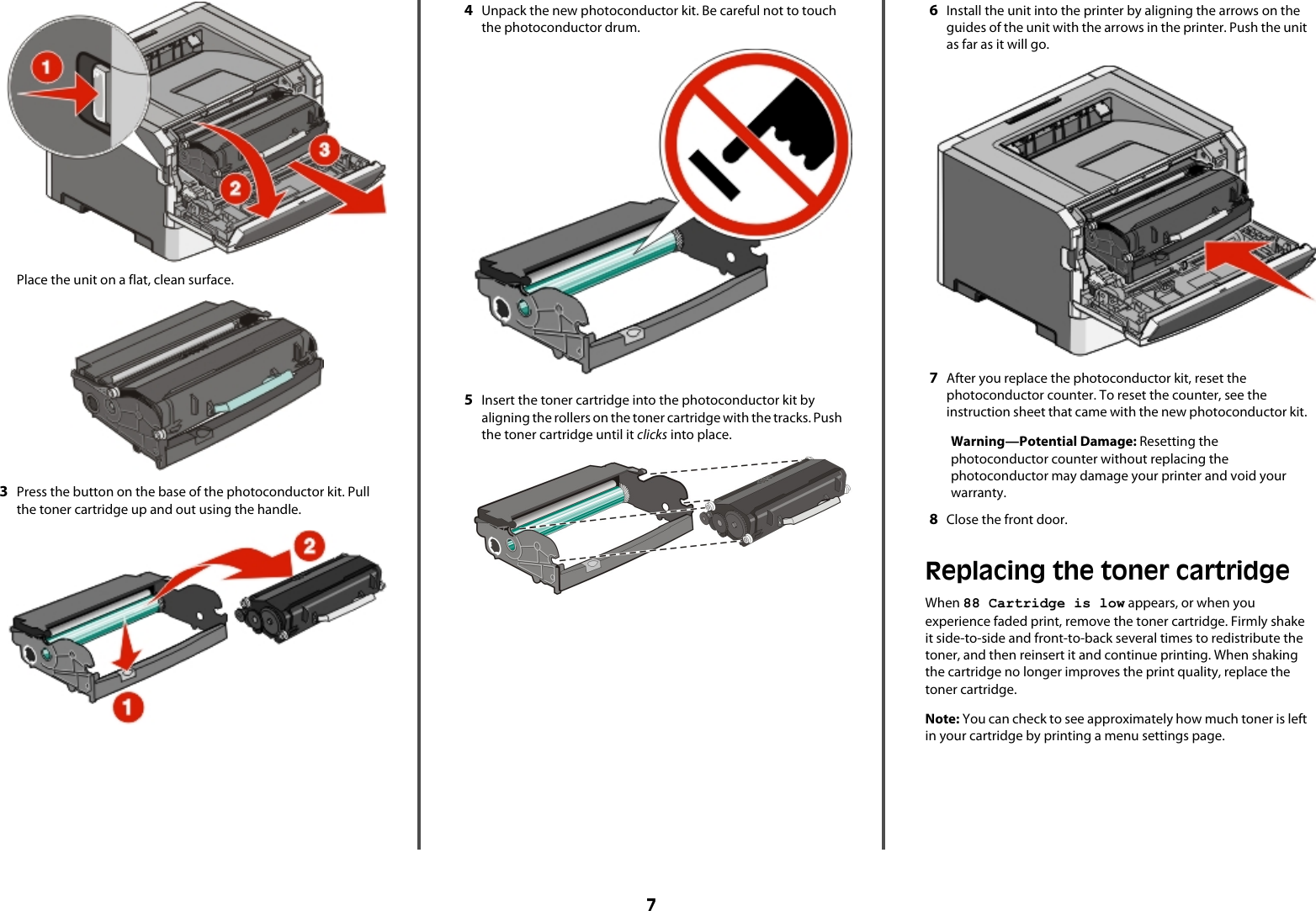 Page 7 of 8 - Lexmark Lexmark-Lexmark-E360-Quick-Reference-Guide E360 Quick Reference
