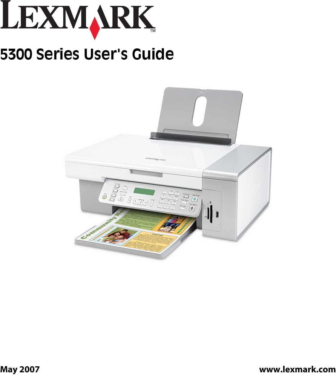 Lexmark X5340 Owner S Manual 5300 Series User's Guide