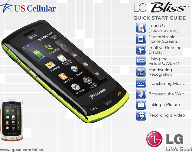 Page 1 of 12 - Lg Lg-Bliss-Users-Manual-  Lg-bliss-users-manual