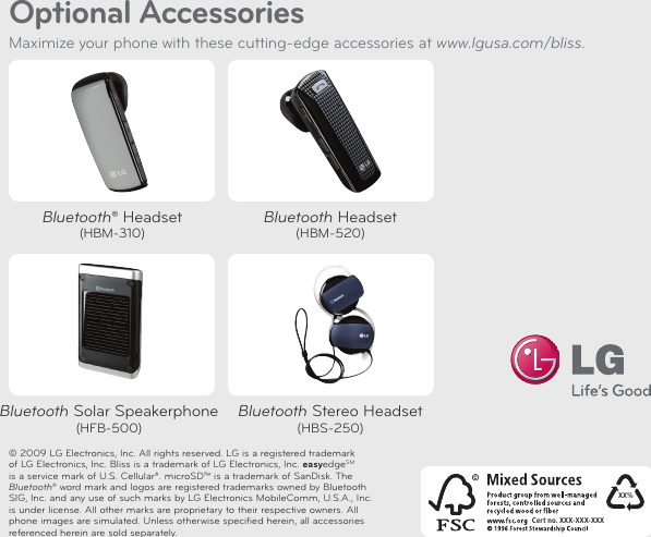 Page 12 of 12 - Lg Lg-Bliss-Users-Manual-  Lg-bliss-users-manual