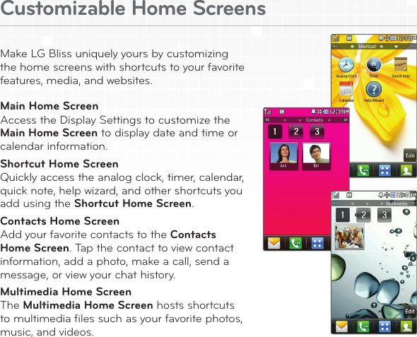 Page 4 of 12 - Lg Lg-Bliss-Users-Manual-  Lg-bliss-users-manual