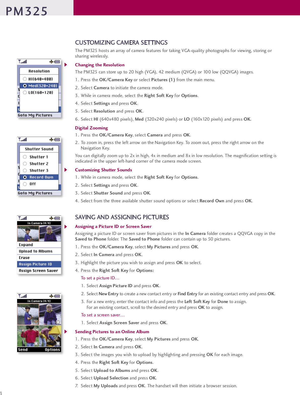 Page 4 of 8 - Lg Lg-Pm325-Pm-325-Users-Manual- PM325 Training Manual Reprint  Lg-pm325-pm-325-users-manual