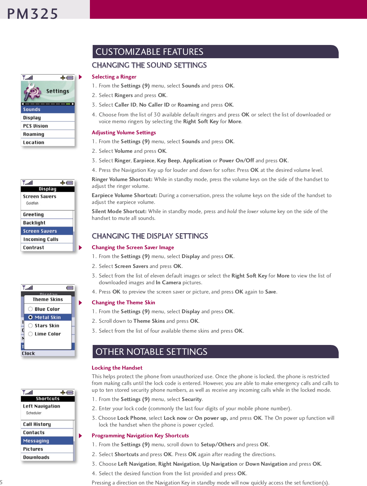 Page 6 of 8 - Lg Lg-Pm325-Pm-325-Users-Manual- PM325 Training Manual Reprint  Lg-pm325-pm-325-users-manual