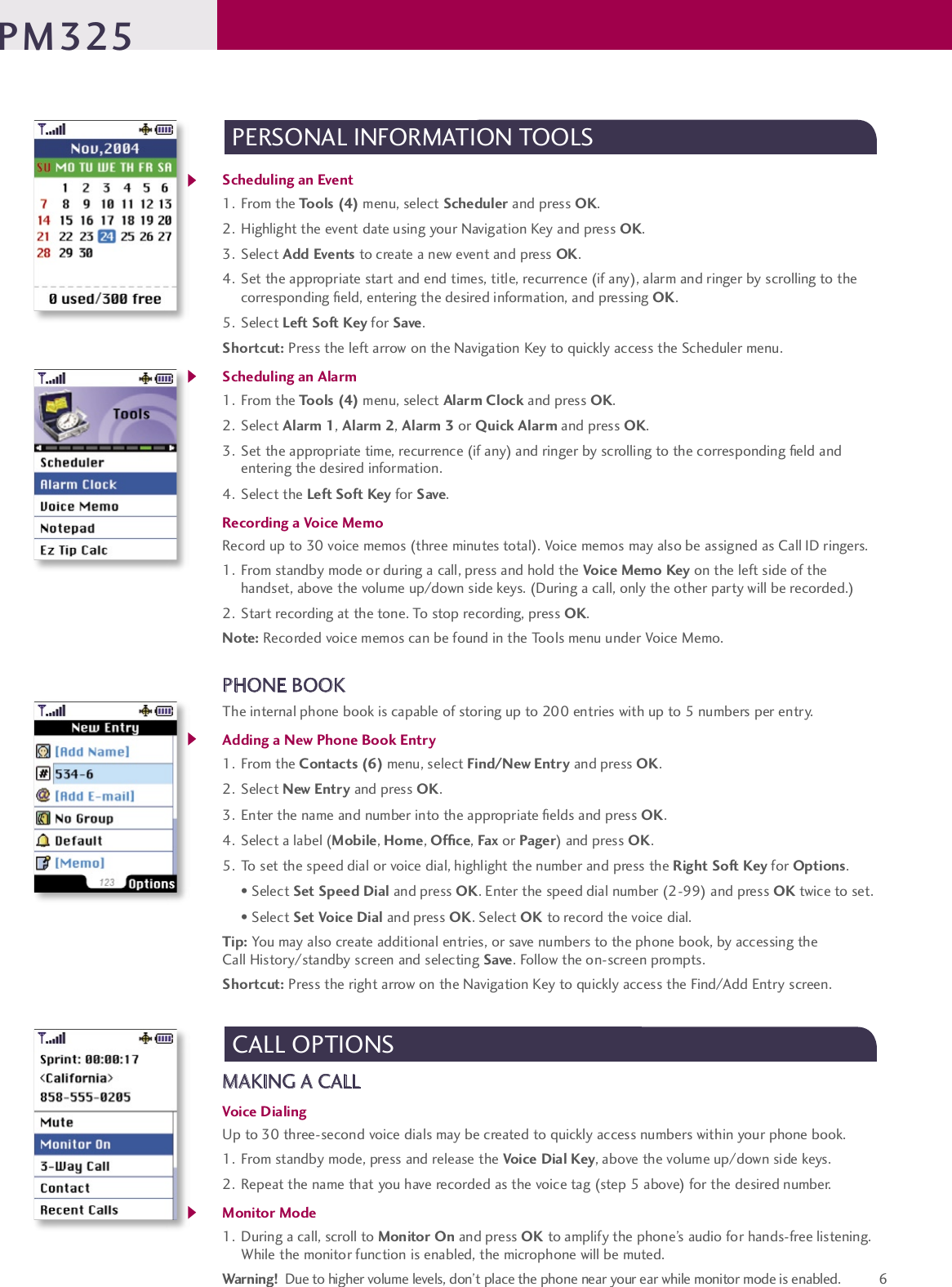 Page 7 of 8 - Lg Lg-Pm325-Pm-325-Users-Manual- PM325 Training Manual Reprint  Lg-pm325-pm-325-users-manual
