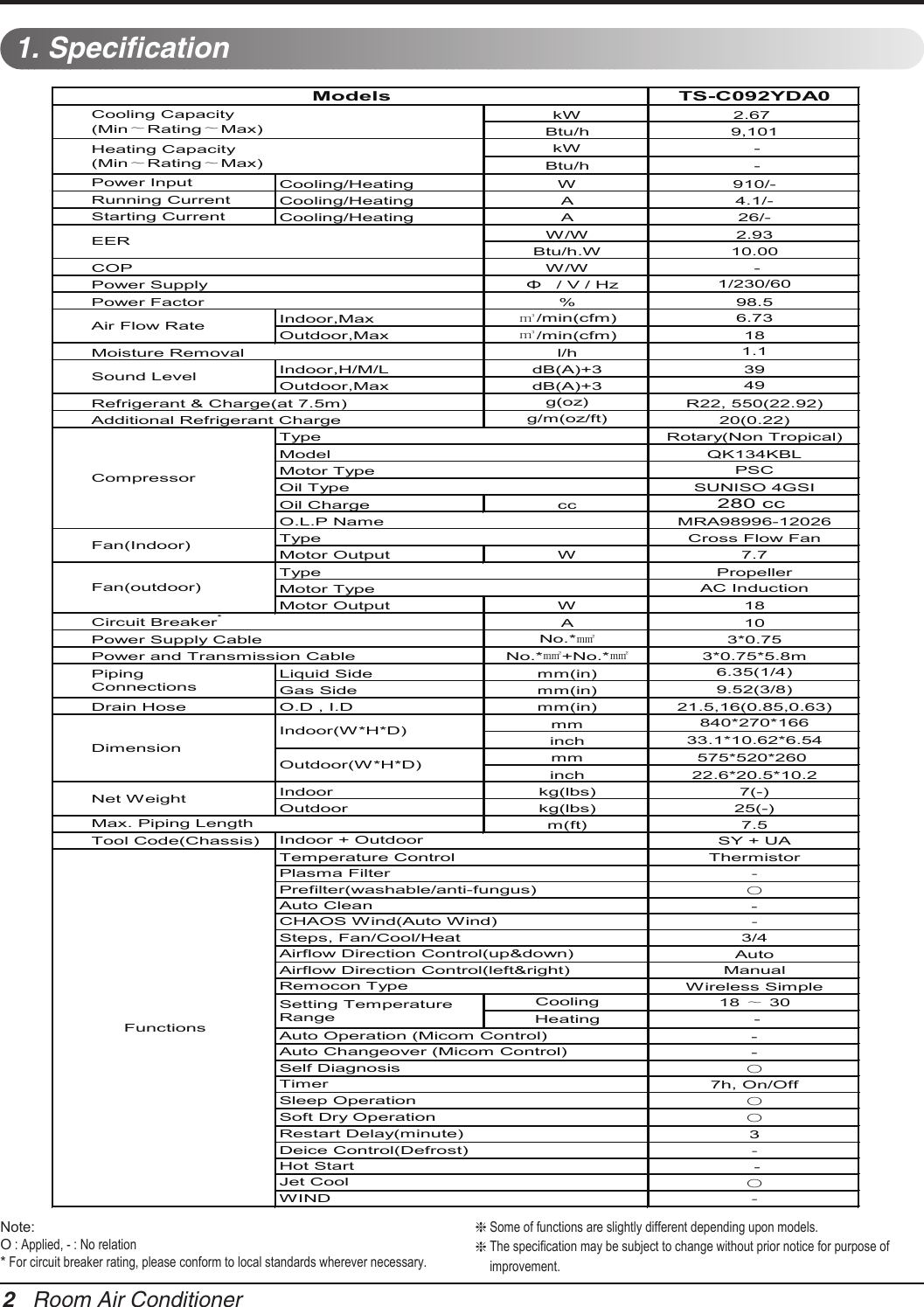 Page 2 of 7 - Lg Lg-Ts-C092Yda0-Users-Manual- MFL37062910  Lg-ts-c092yda0-users-manual