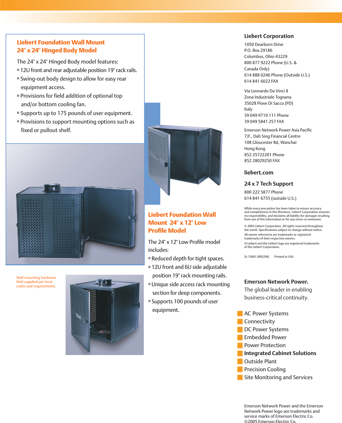 Page 2 of 2 - Liebert Liebert-Integrated-Cabinet-Solutions-Users-Manual- 01  Liebert-integrated-cabinet-solutions-users-manual