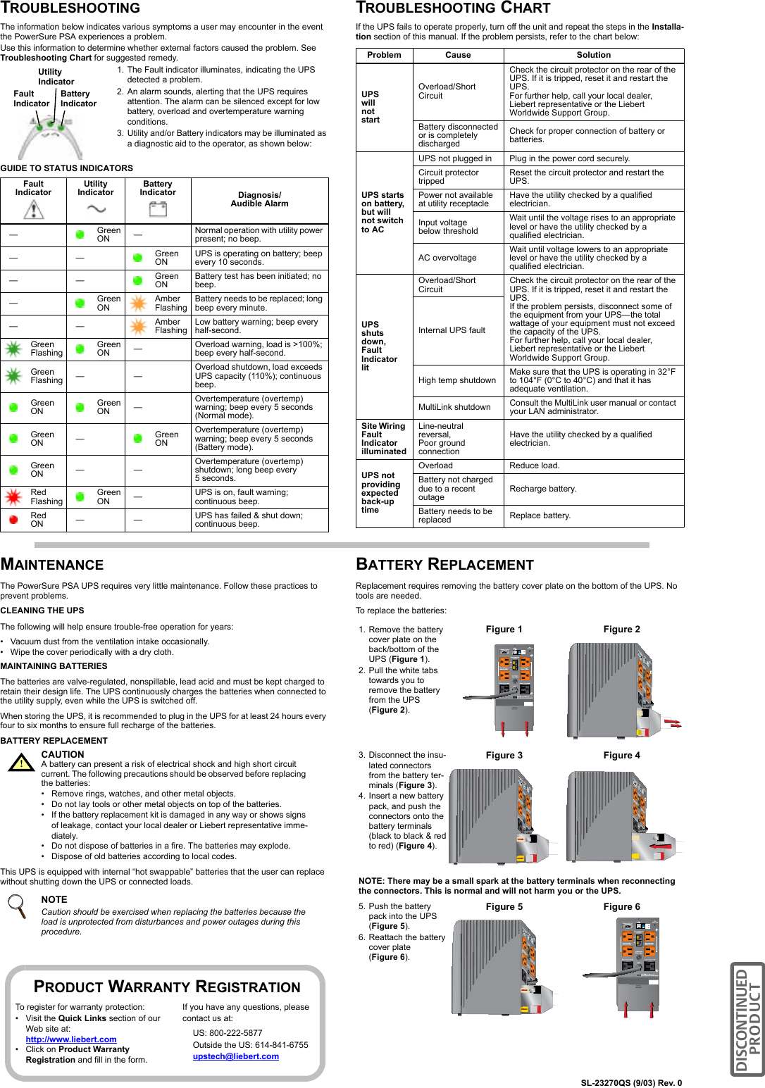 Page 2 of 2 - Liebert Liebert-Liebert-Power-Supply-350-Users-Manual-  Liebert-liebert-power-supply-350-users-manual