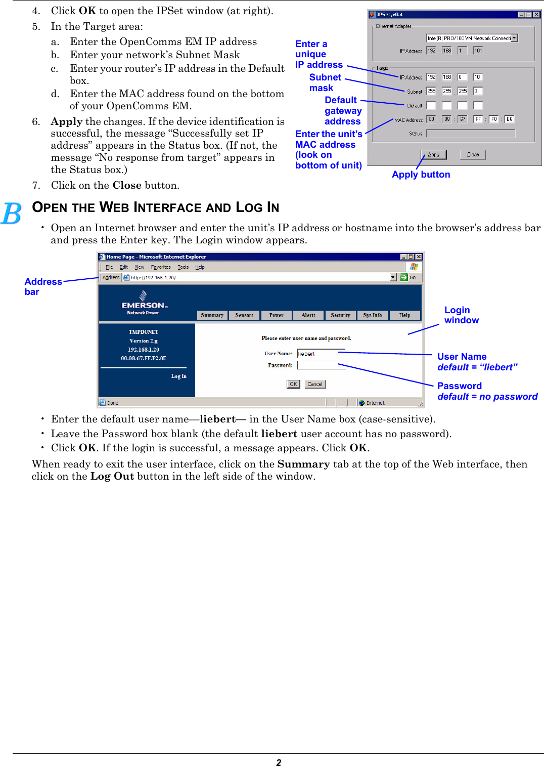 Page 2 of 4 - Liebert Liebert-Mp-C5120-Users-Manual-  Liebert-mp-c5120-users-manual