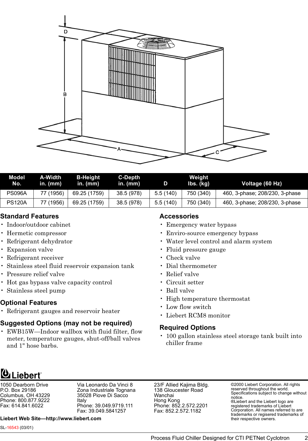 Page 2 of 2 - Liebert Liebert-Process-Fluid-Chiller-Ps096A-Users-Manual- PETNETplain  Liebert-process-fluid-chiller-ps096a-users-manual