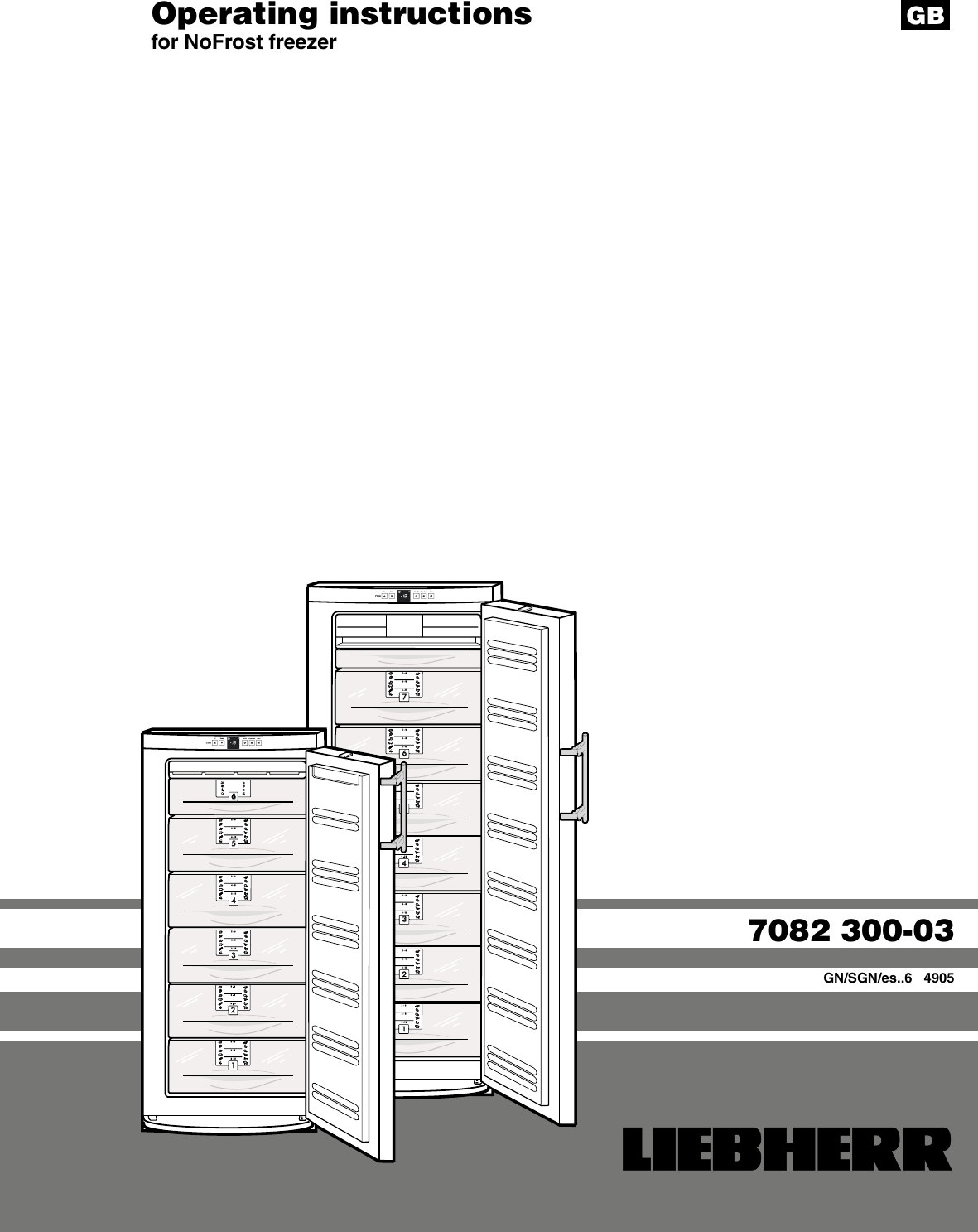 Page 1 of 11 - Liebherr Liebherr-7082-300-03-Users-Manual- GN_6_7082 300-03_d_gb_f_nl_i_e_p Liebherr-7082-300-03-users-manual