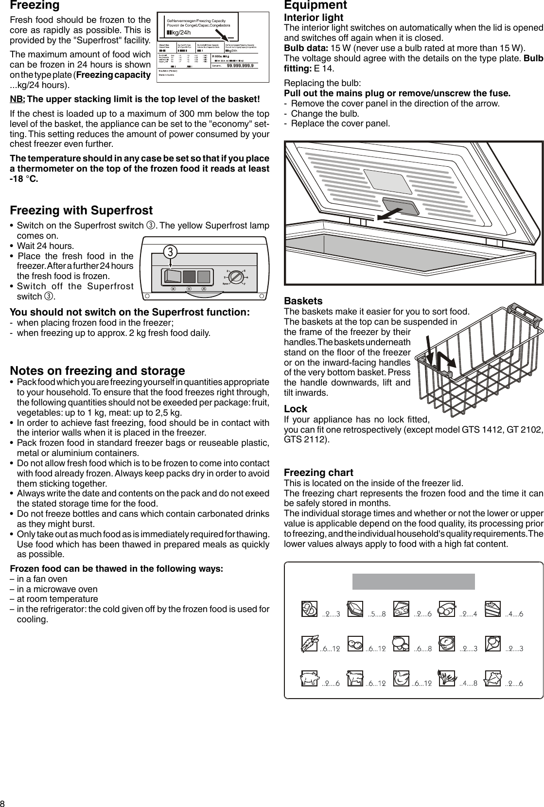 Page 4 of 5 - Liebherr Liebherr-Chest-Freezer-7081-157-00-Users-Manual-  Liebherr-chest-freezer-7081-157-00-users-manual