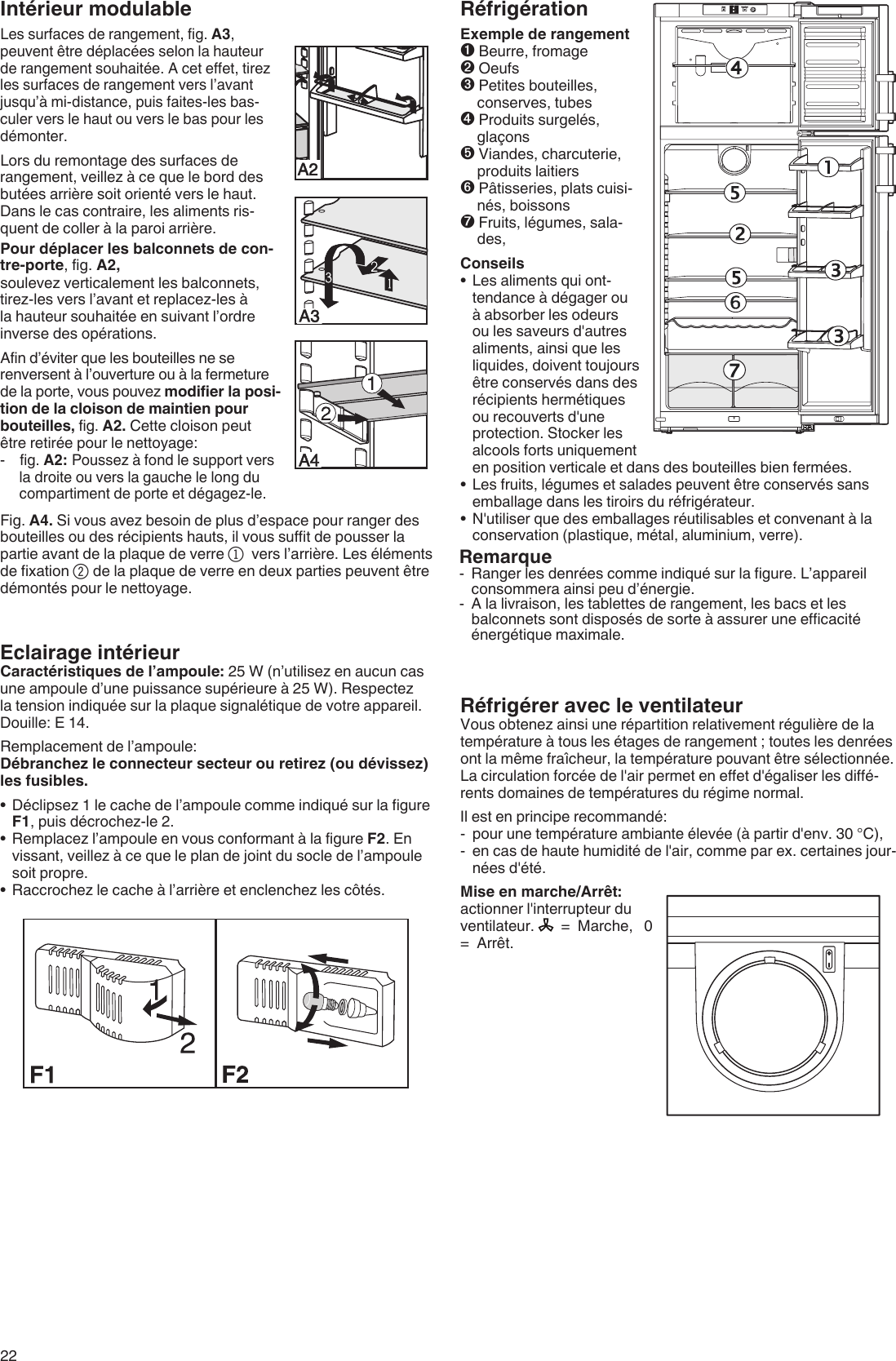 Page 4 of 7 - Liebherr Liebherr-Combined-Refrigerator-Freezer-Nofrost-7081-885-01-Users-Manual-  Liebherr-combined-refrigerator-freezer-nofrost-7081-885-01-users-manual