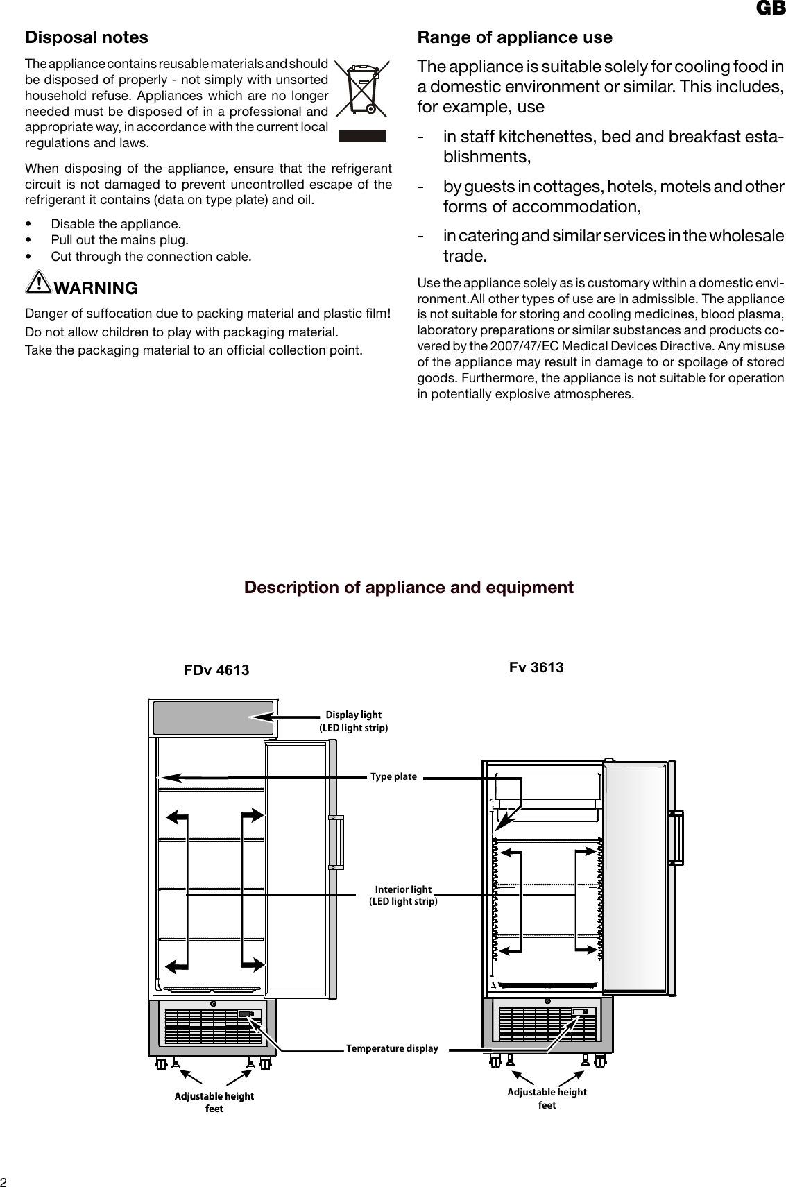 Page 2 of 8 - Liebherr Liebherr-Freezer-Fdv4613-Users-Manual- 7084753-00_english_quotation_multi  Liebherr-freezer-fdv4613-users-manual