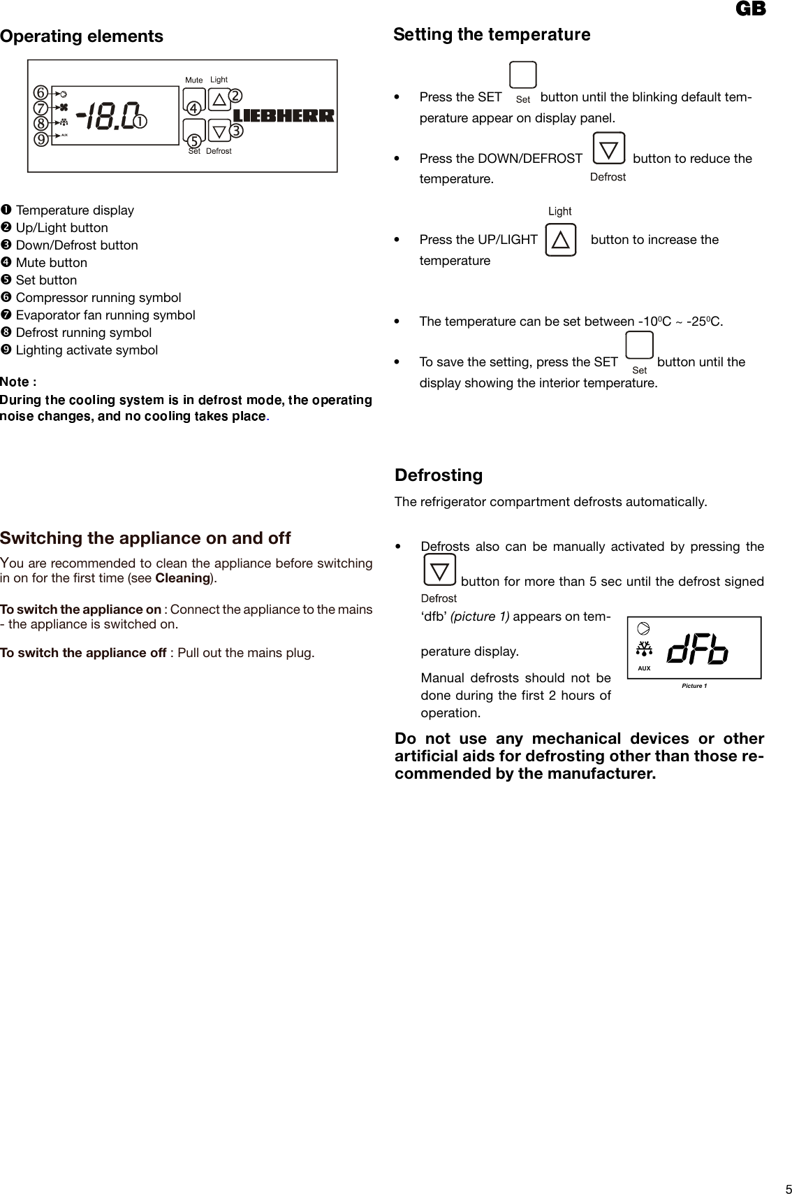 Page 5 of 8 - Liebherr Liebherr-Freezer-Fdv4613-Users-Manual- 7084753-00_english_quotation_multi  Liebherr-freezer-fdv4613-users-manual