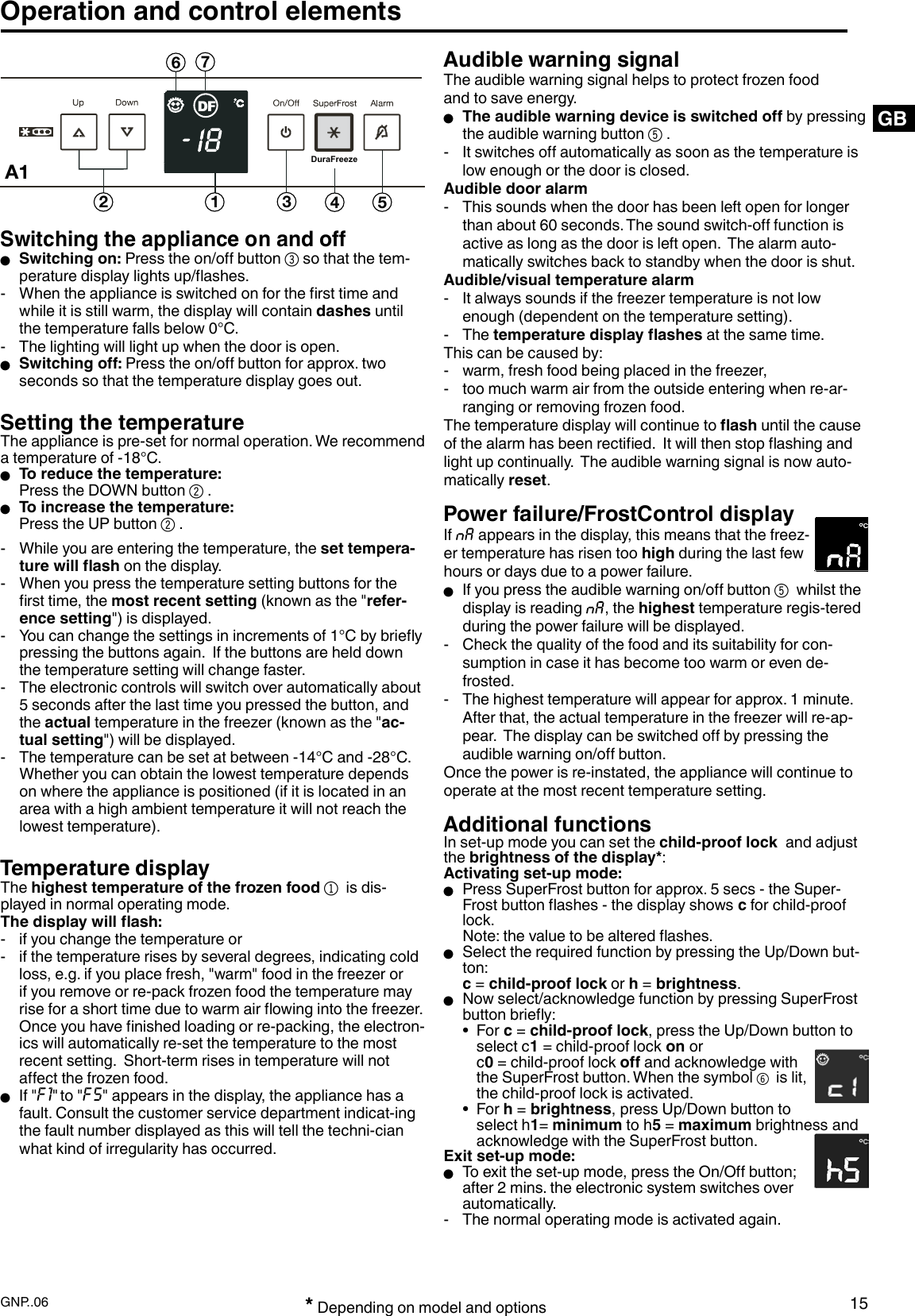 Page 5 of 12 - Liebherr Liebherr-Nofrost-Freezer-With-Durafreeze-7084-152-00-Users-Manual-  Liebherr-nofrost-freezer-with-durafreeze-7084-152-00-users-manual
