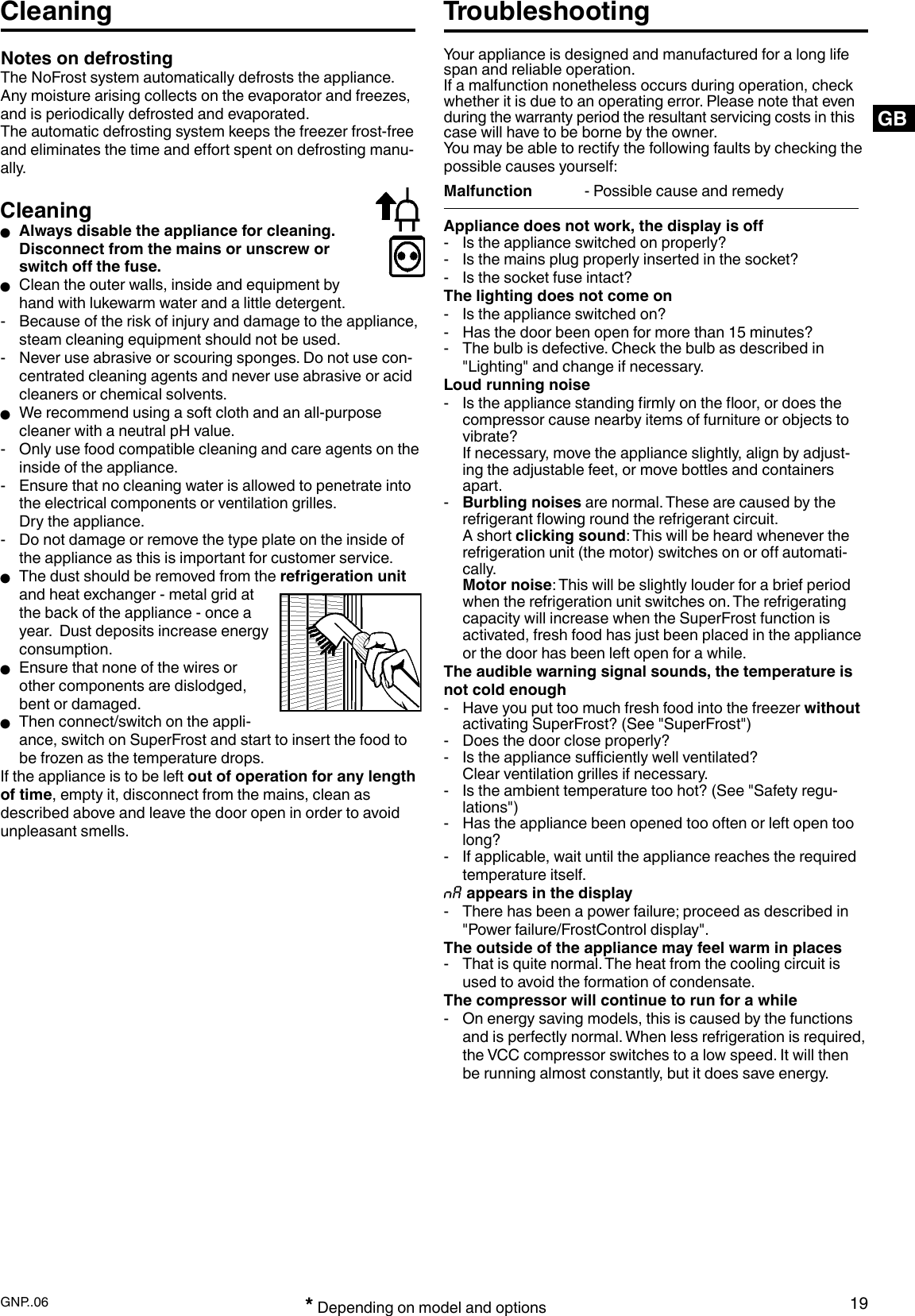 Page 9 of 12 - Liebherr Liebherr-Nofrost-Freezer-With-Durafreeze-7084-152-00-Users-Manual-  Liebherr-nofrost-freezer-with-durafreeze-7084-152-00-users-manual