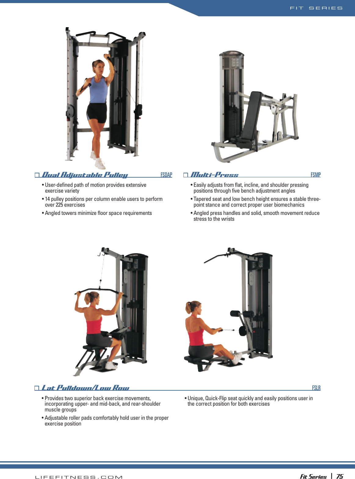 Page 4 of 10 - Life-Fitness Life-Fitness-72Fit-Series-Users-Manual- GM-010-05  Life-fitness-72fit-series-users-manual