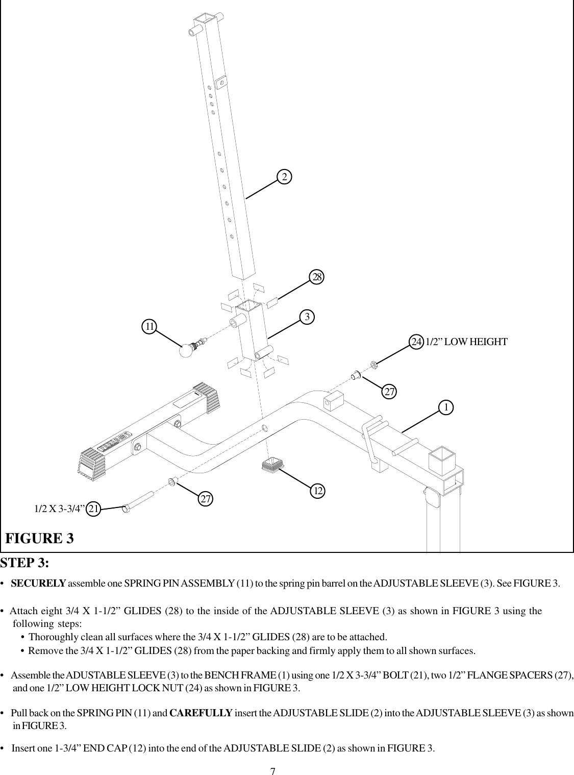 Page 7 of 12 - Life-Fitness Life-Fitness-874-Users-Manual- 874108 MULTI ANGLE BENCH(73490)  Life-fitness-874-users-manual