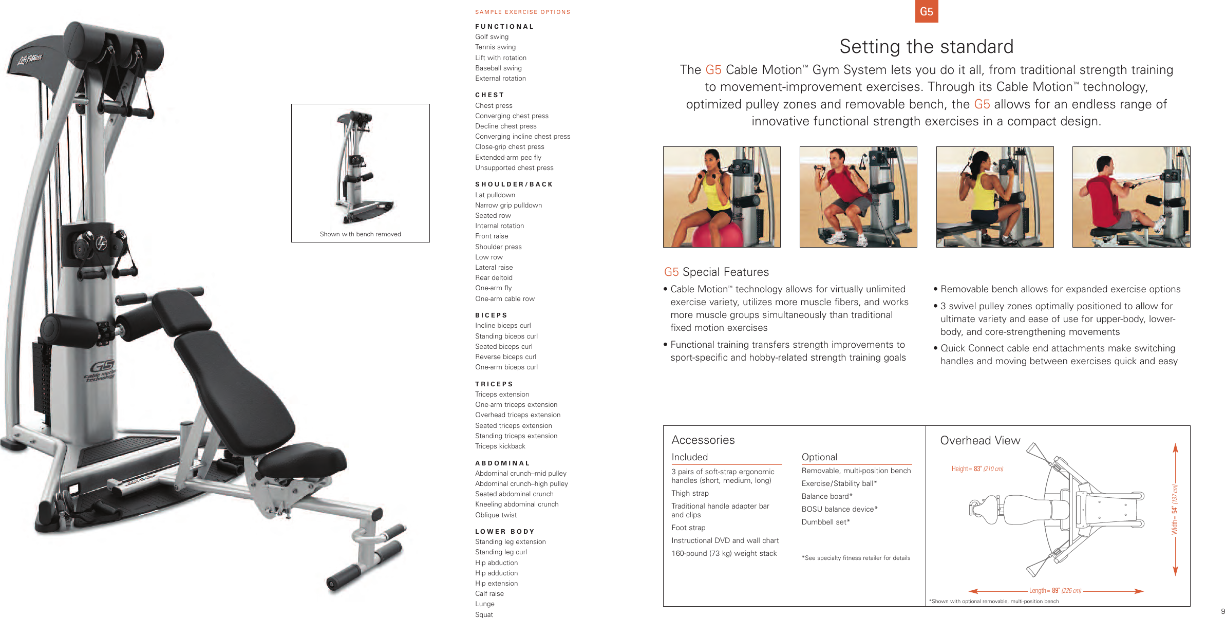 Page 5 of 9 - Life-Fitness Life-Fitness-Cm3-Gs4-Gs2G5-Users-Manual- Gym Systems  Life-fitness-cm3-gs4-gs2g5-users-manual