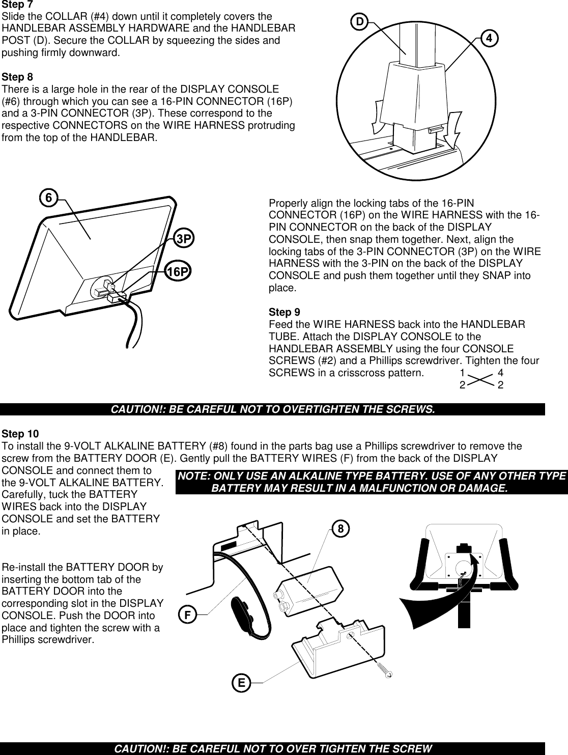 Page 6 of 7 - Life-Fitness Life-Fitness-Exercise-Bike-Lifecycle-8500-Users-Manual- 20A052V1  Life-fitness-exercise-bike-lifecycle-8500-users-manual