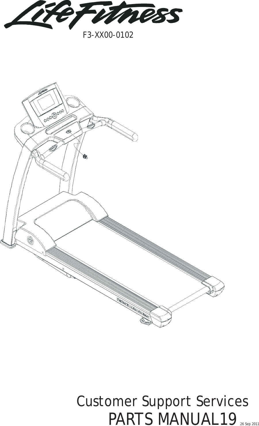 Life Fitness F3 Folding Treadmill Xx00 0102 Users Manual Graphic1