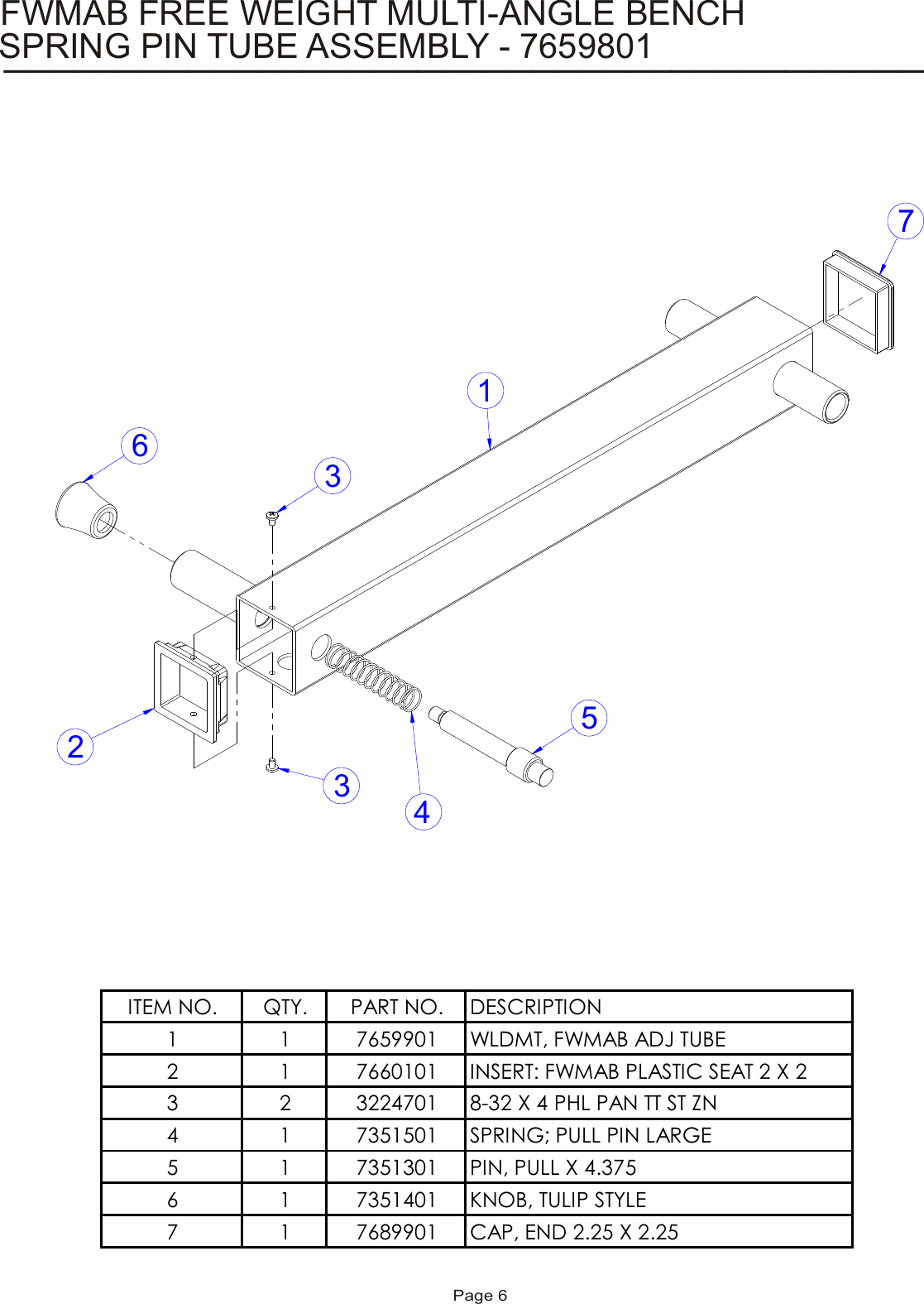 Page 6 of 9 - Life-Fitness Life-Fitness-Fwmab-Users-Manual- FWMAB Free Weight Multi-Angle Bench  Life-fitness-fwmab-users-manual