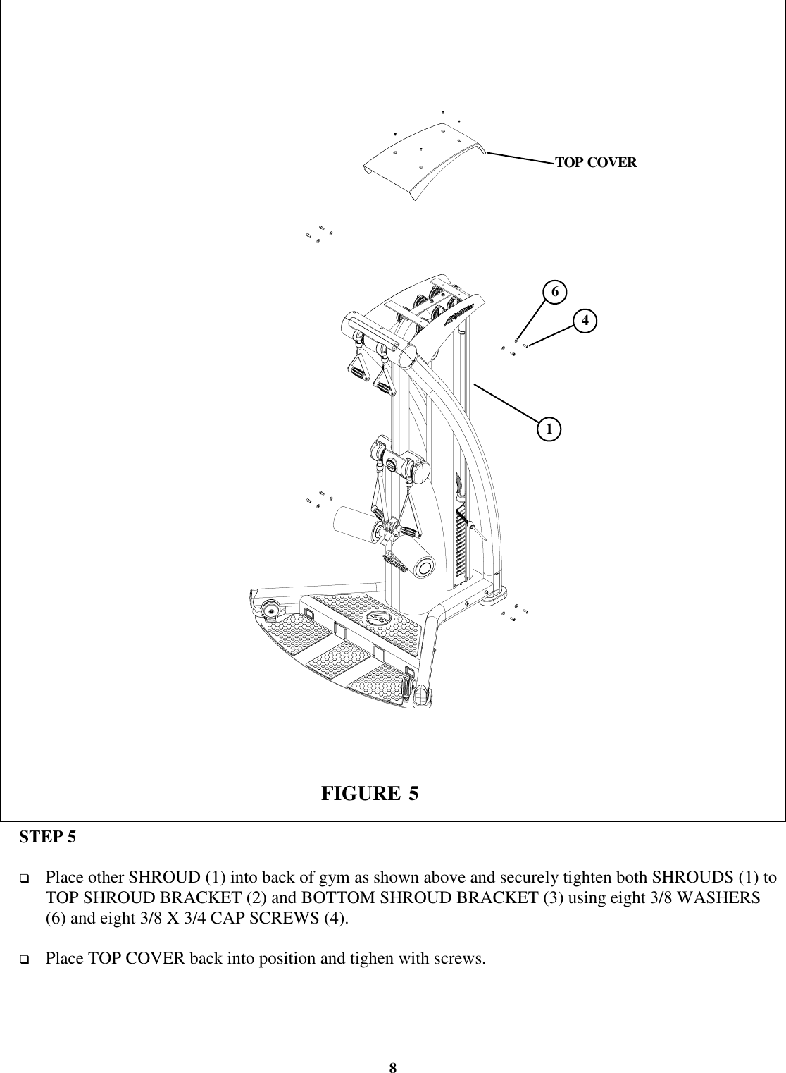 Page 8 of 11 - Life-Fitness Life-Fitness-Gs5-Users-Manual- 7822601 LFG5-SHR-101  Life-fitness-gs5-users-manual