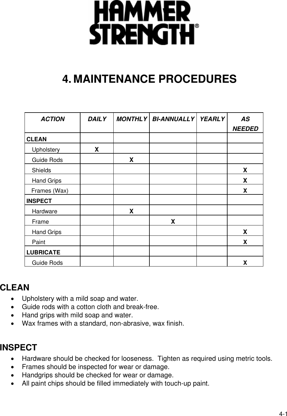 Page 10 of 11 - Life-Fitness Life-Fitness-Hammer-Strength-Linear-Leg-Press-Users-Manual- The Smith Machine Comes Disassembled In A Large Packing Crate  Life-fitness-hammer-strength-linear-leg-press-users-manual