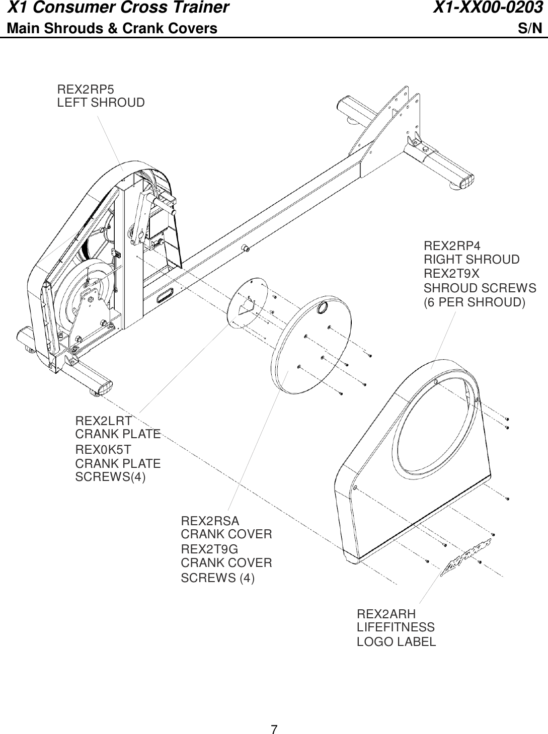 Page 7 of 12 - Life-Fitness Life-Fitness-Lifefitness-X1-Consumer-Cross-Trainer-X1-Xx00-0203-Users-Manual- CT9500 Cross-Trainer  CT95-0100-17 Life-fitness-lifefitness-x1-consumer-cross-trainer-x1-xx00-0203-users-manual
