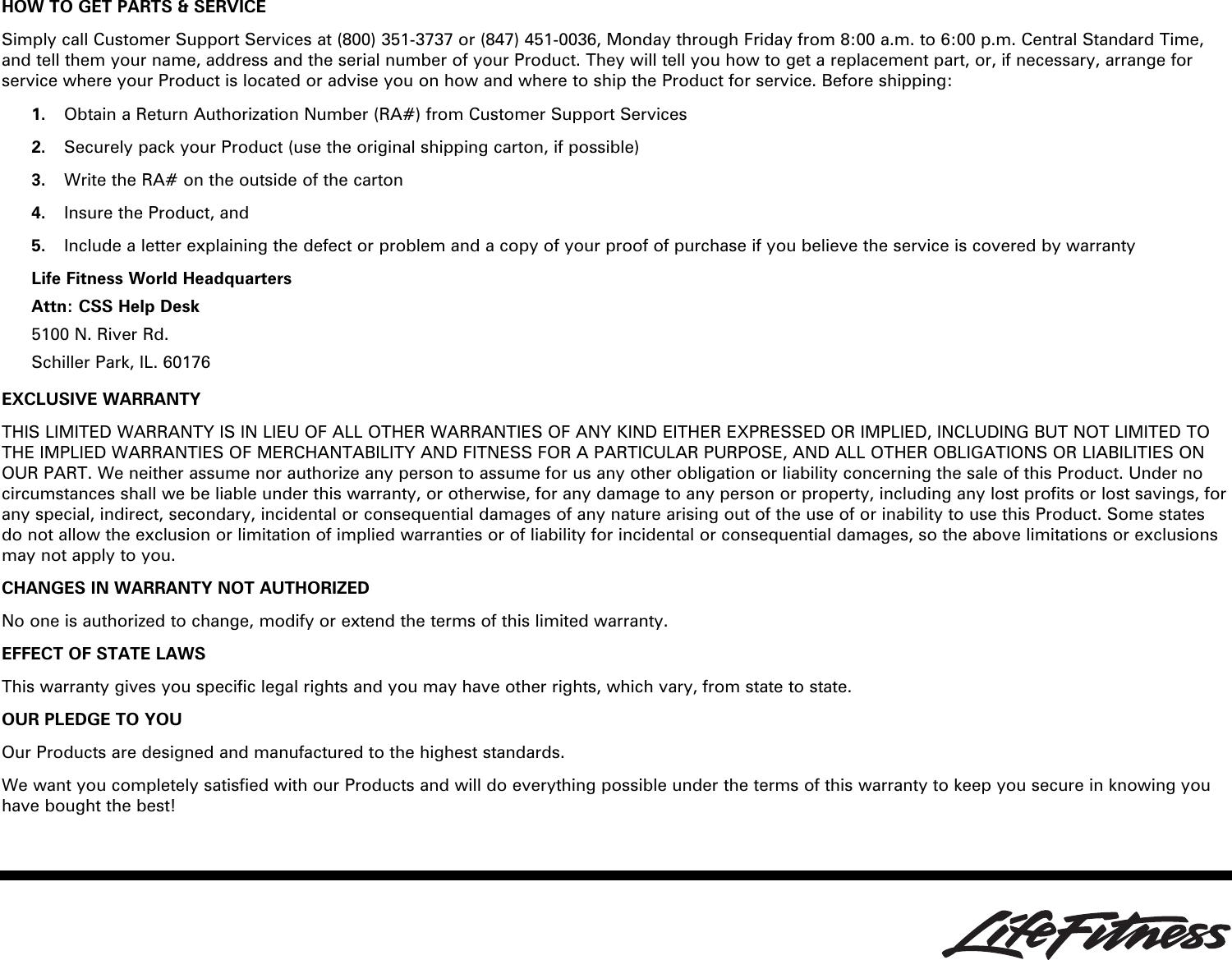 Page 5 of 12 - Life-Fitness Life-Fitness-Smith-Machine-Users-Manual- SSM_8376701_RevA-1_Owners Manual  Life-fitness-smith-machine-users-manual