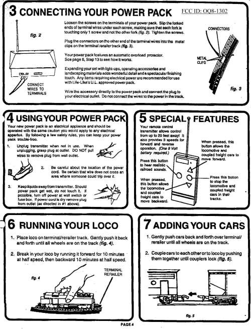 R/C For Model Trains User Manual