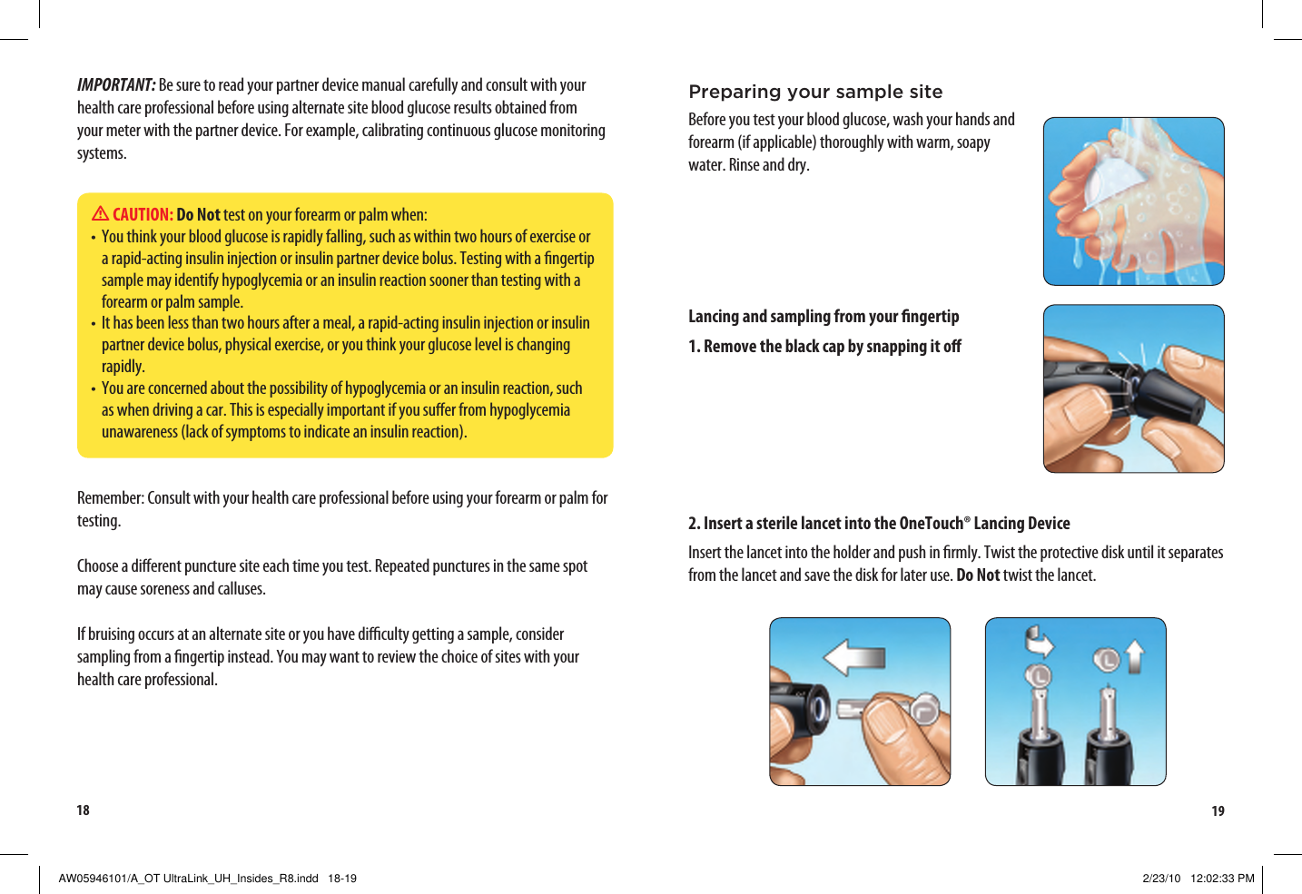 Page 13 of LifeScan B OneTouch UltraLink Blood Glucose Meter User Manual Manual