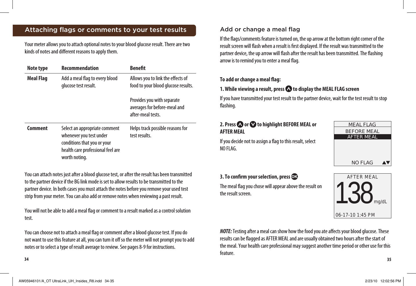 Page 21 of LifeScan B OneTouch UltraLink Blood Glucose Meter User Manual Manual