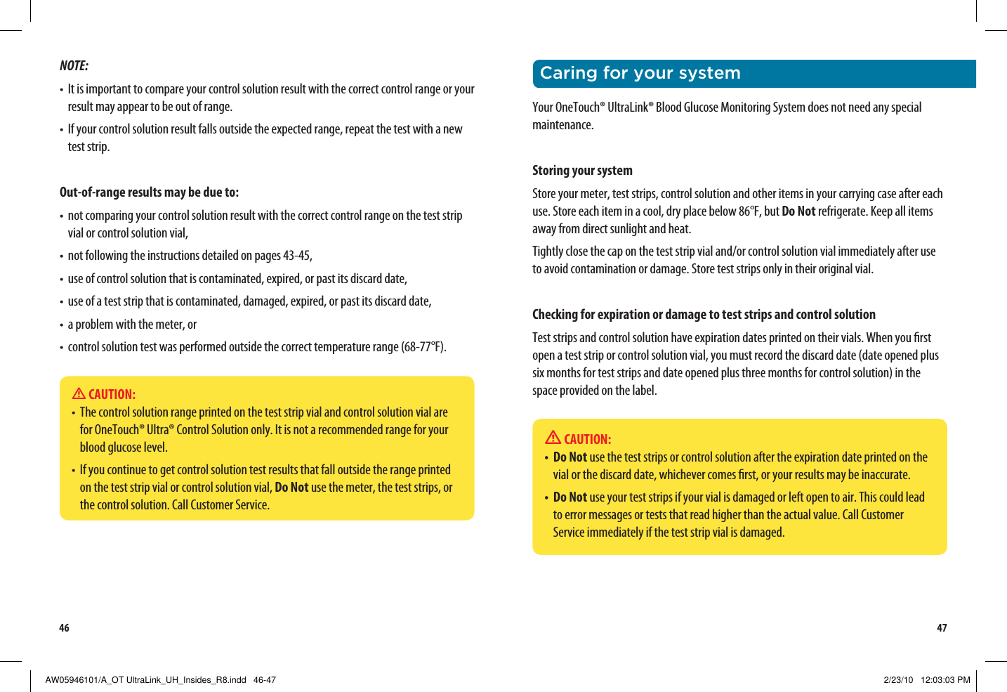Page 27 of LifeScan B OneTouch UltraLink Blood Glucose Meter User Manual Manual