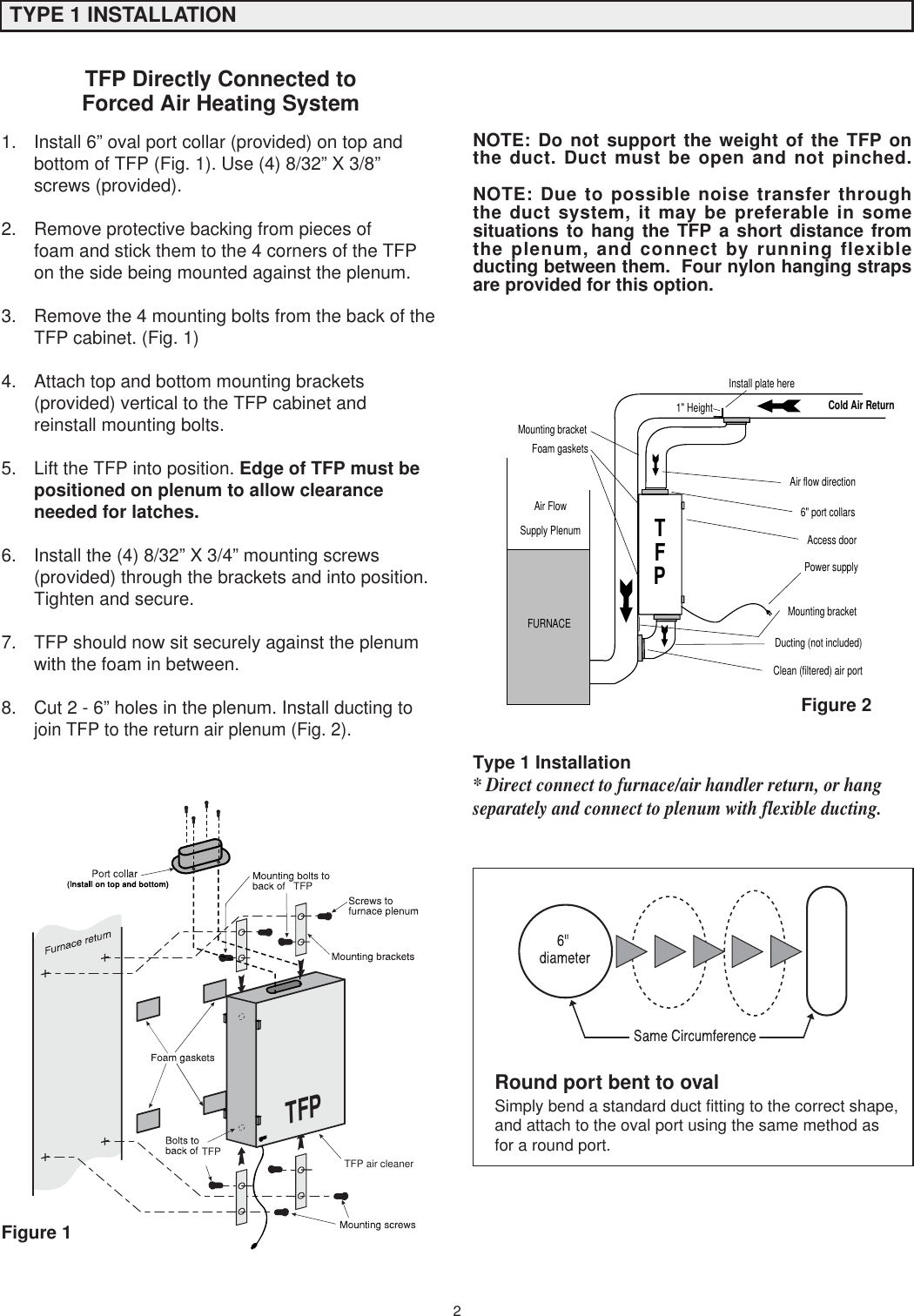 Page 2 of 4 - Lifebreath Lifebreath-Tfp2000-Users-Manual-  Lifebreath-tfp2000-users-manual