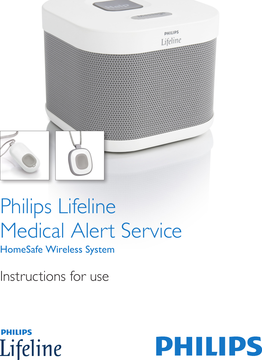 Philips Lifeline  Medical Alert ServiceHomeSafe Wireless SystemInstructions for use