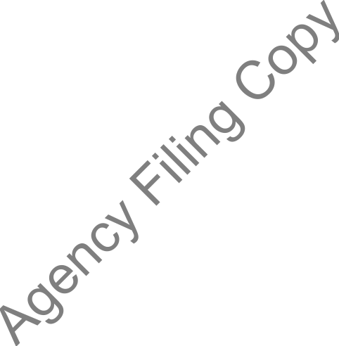 63Questions? Call 1-800-635-6156Agency Filing Copy