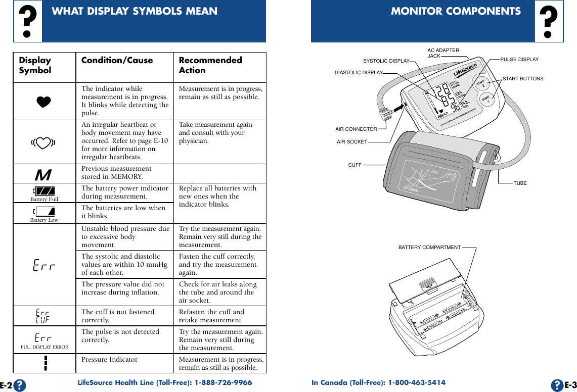 Page 3 of 11 - Lifesource Lifesource-Ua-774-Users-Manual- Pages From UA_774composite  Lifesource-ua-774-users-manual