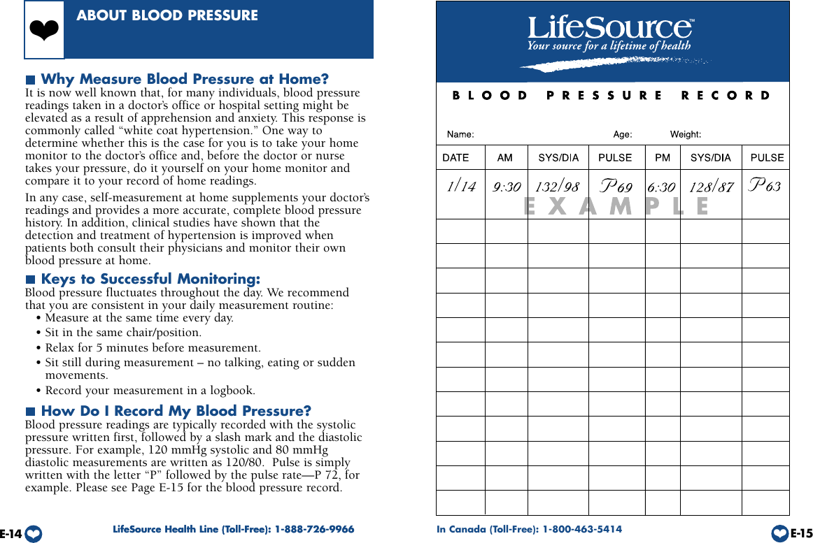 Page 9 of 11 - Lifesource Lifesource-Ua-774-Users-Manual- Pages From UA_774composite  Lifesource-ua-774-users-manual