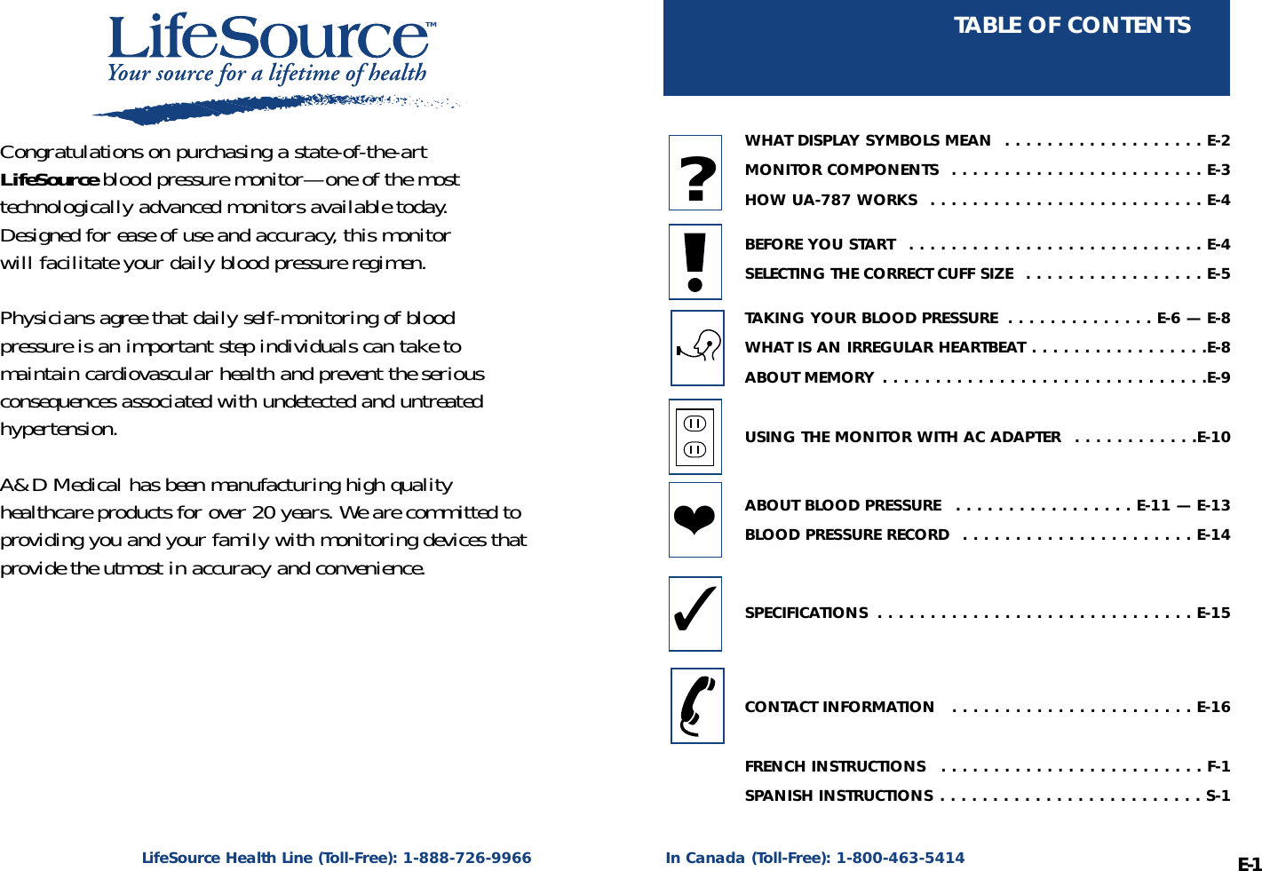 Page 3 of 11 - Lifesource Lifesource-Ua-787-Users-Manual-  Lifesource-ua-787-users-manual