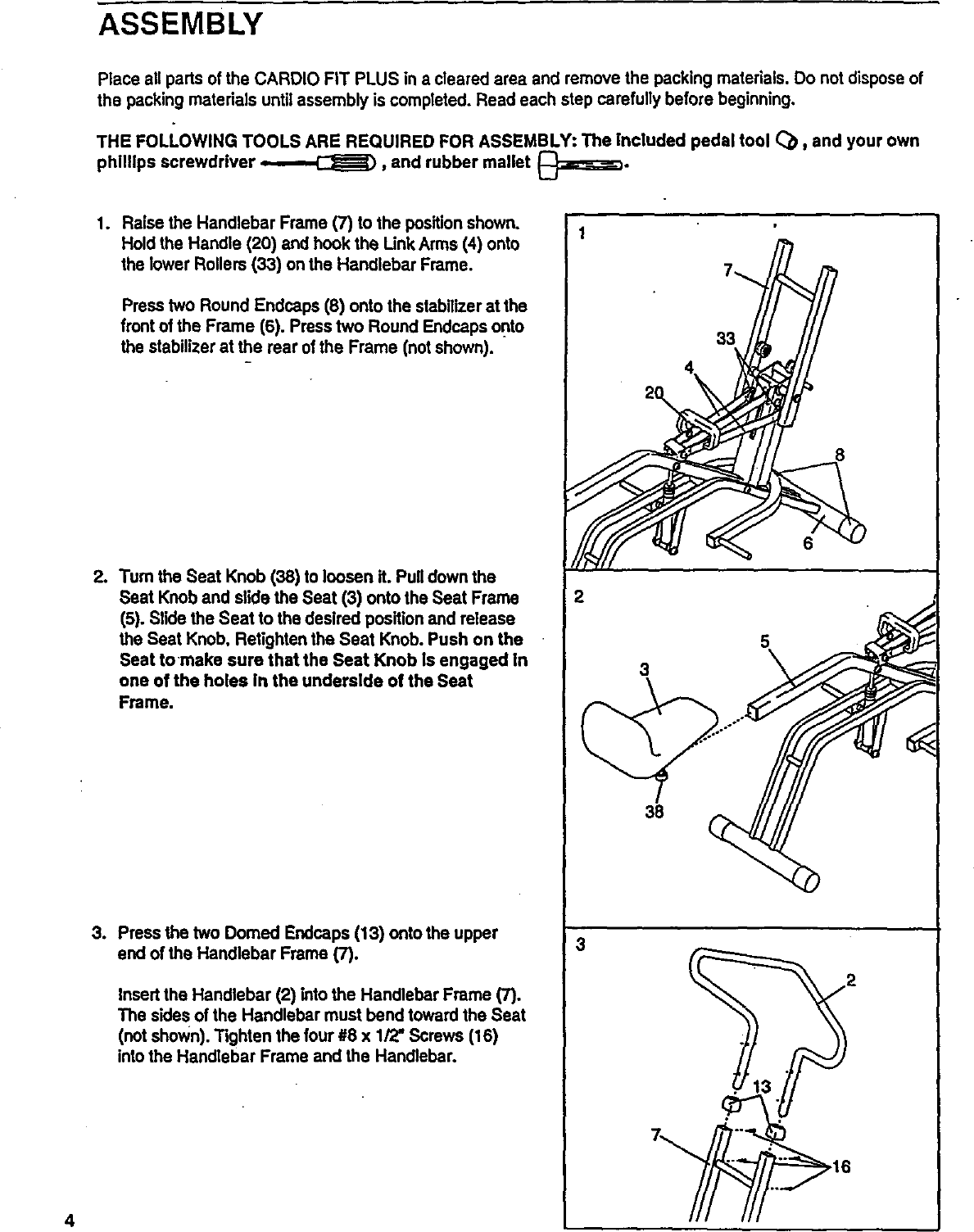 Page 4 of 12 - Lifestyler 831287726 User Manual  CARDIO FIT PLUS - Manuals And Guides 99020135