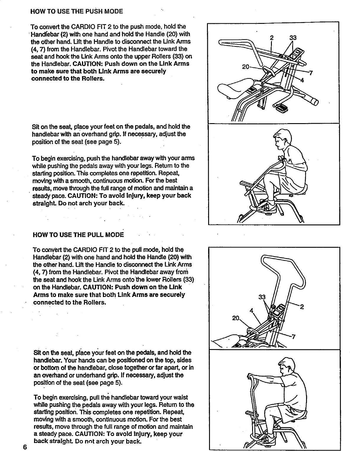 Page 6 of 12 - Lifestyler 831287730 User Manual  CARDIO FIT 2 - Manuals And Guides 99020069