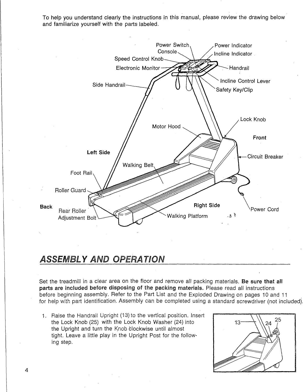 Page 4 of 12 - Lifestyler 831296558 User Manual  2800 TREADMILL - Manuals And Guides L0808210