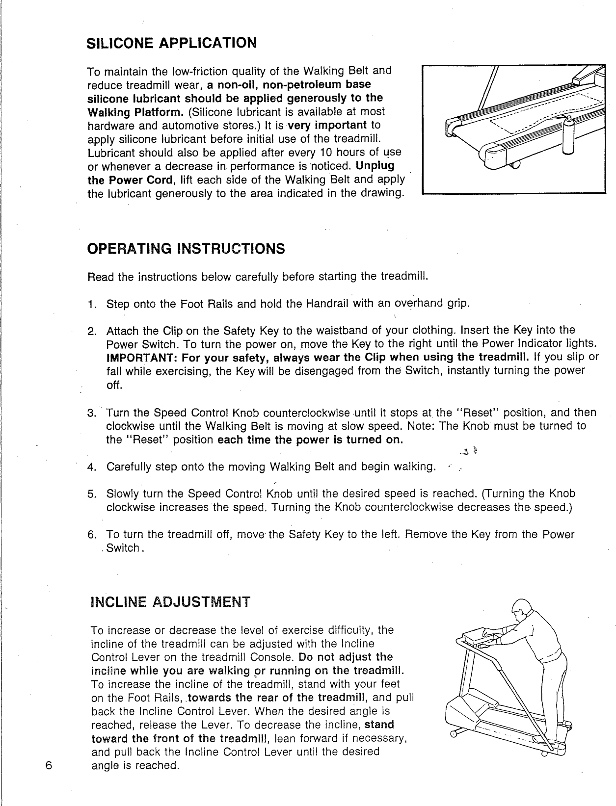 Page 6 of 12 - Lifestyler 831296558 User Manual  2800 TREADMILL - Manuals And Guides L0808210