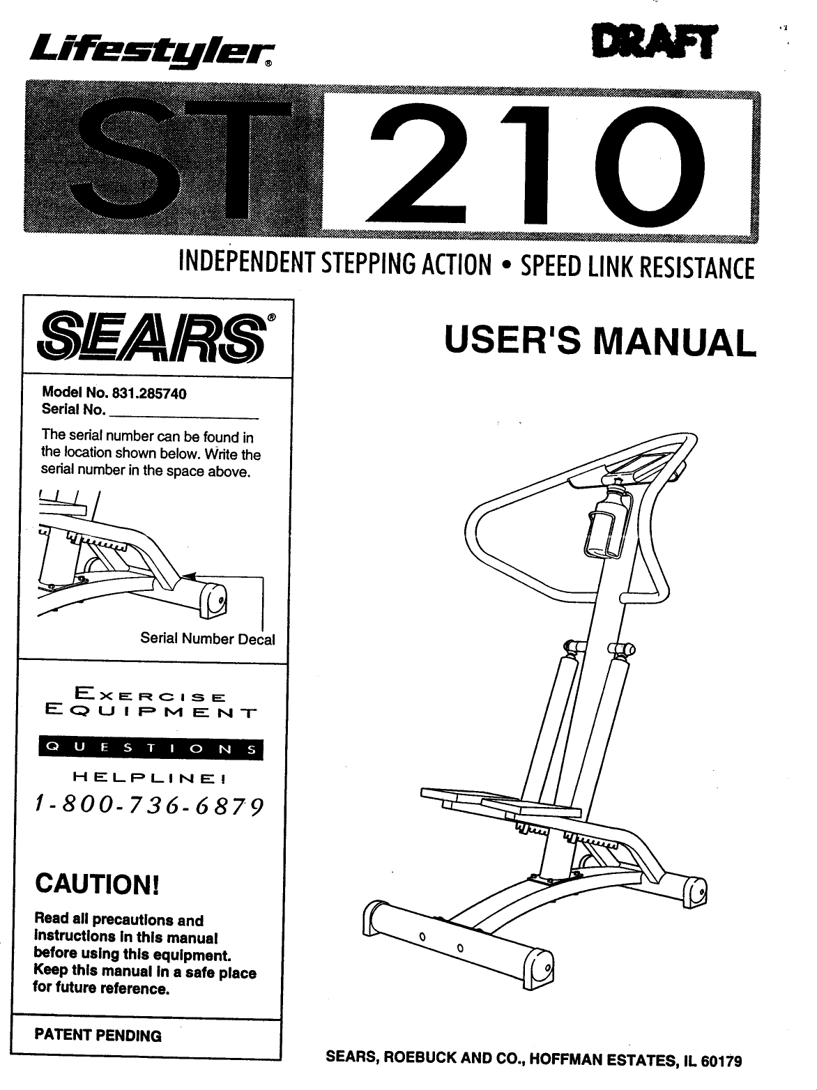Page 1 of 12 - Lifestyler Lifestyler-285740-Owners-Manual
