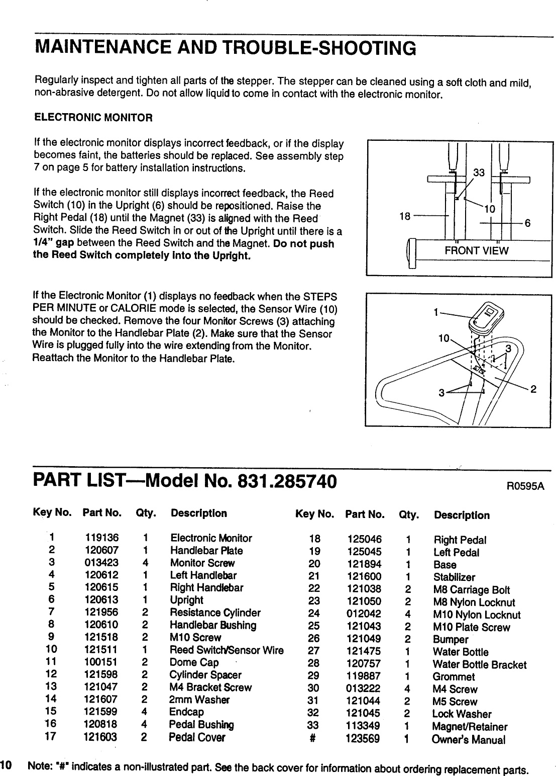 Page 10 of 12 - Lifestyler Lifestyler-285740-Owners-Manual