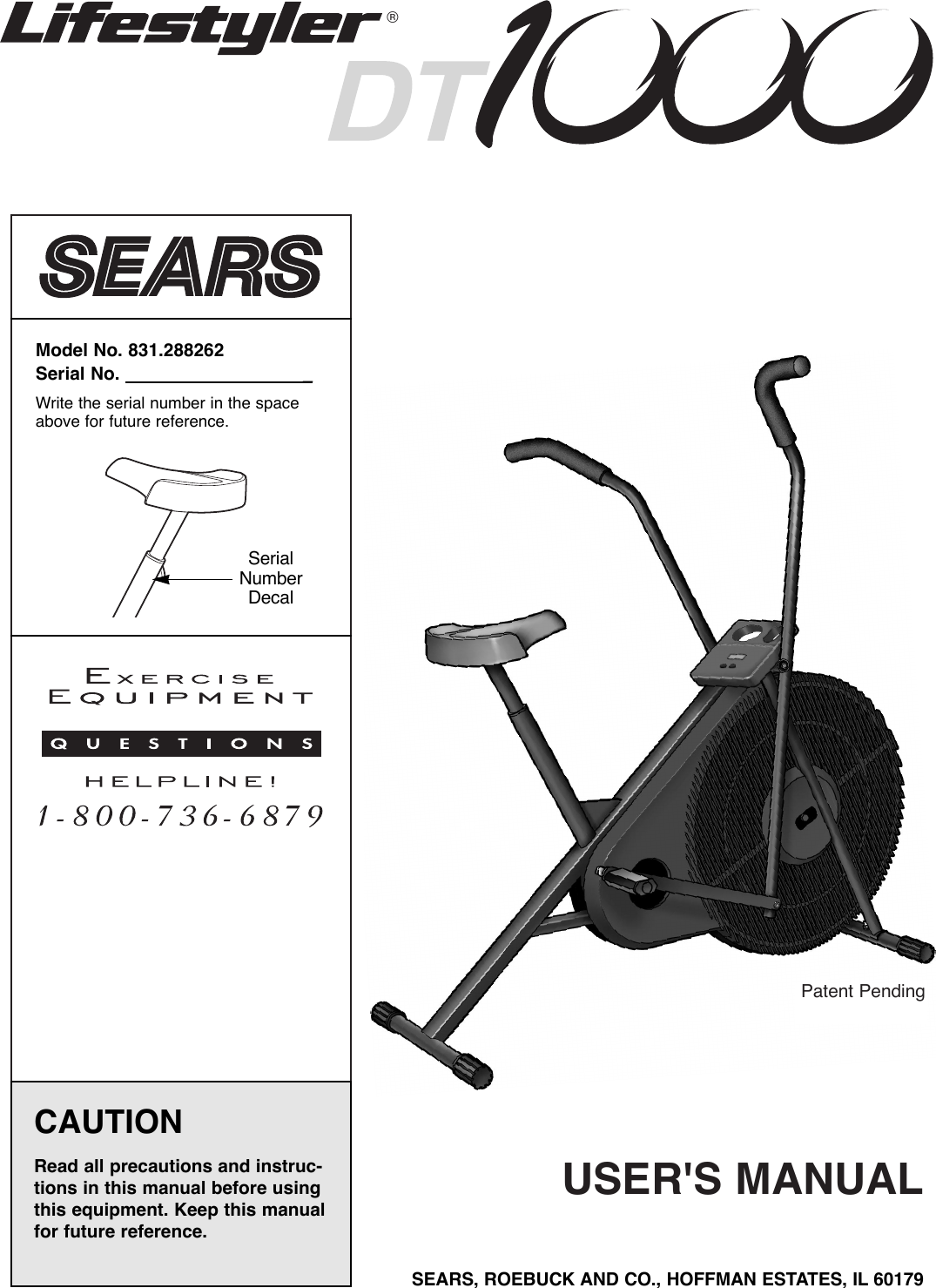 Page 1 of 12 - Lifestyler Lifestyler-288262-Owners-Manual *288262-144375