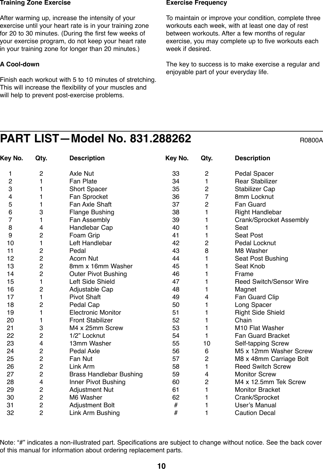 Page 10 of 12 - Lifestyler Lifestyler-288262-Owners-Manual *288262-144375