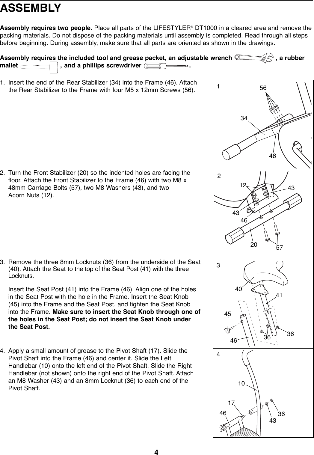 Page 4 of 12 - Lifestyler Lifestyler-288262-Owners-Manual *288262-144375