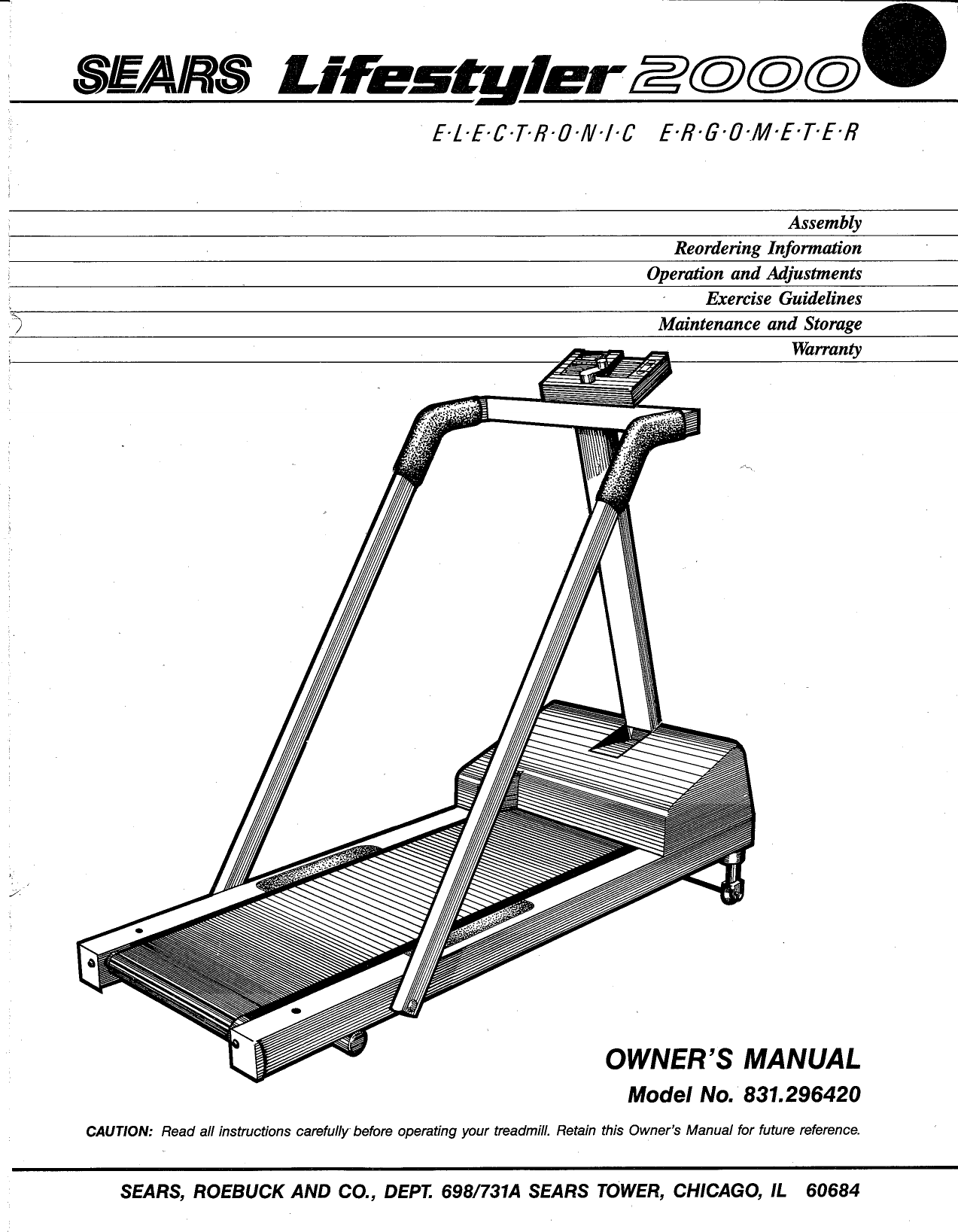 Page 1 of 8 - Lifestyler Lifestyler-296420-Owners-Manual